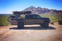 Urban Assault Vehicle - Lagoonies Garage 2012 Toyota Tacoma TRD and 1974 CB750 and surfboards